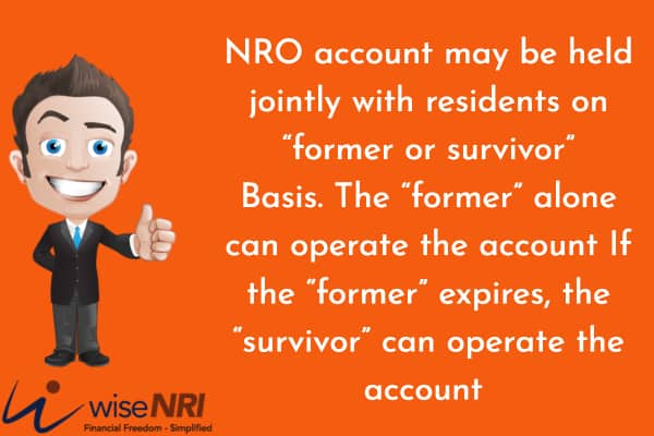 can nri open joint account with resident indian