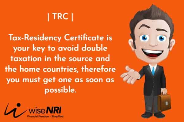 Tax Residency Certificate India
