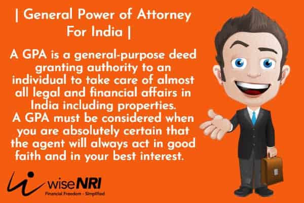power of attorney for nri