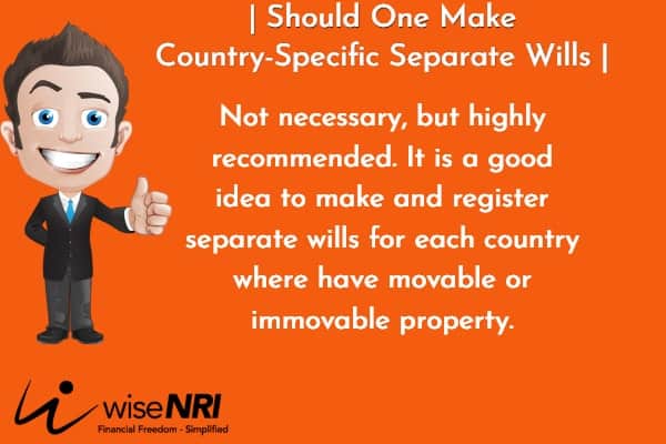 Will for NRI