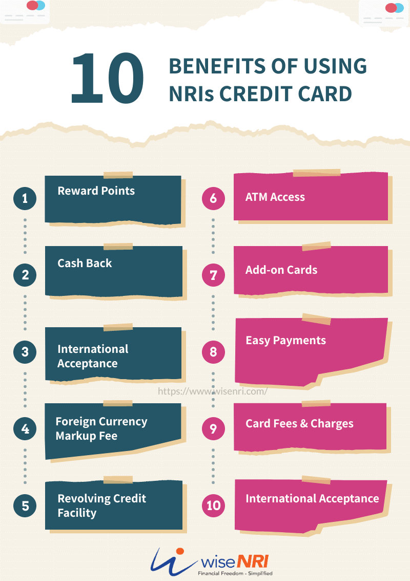 BENEFITS OF USING NRIs CREDIT CARD