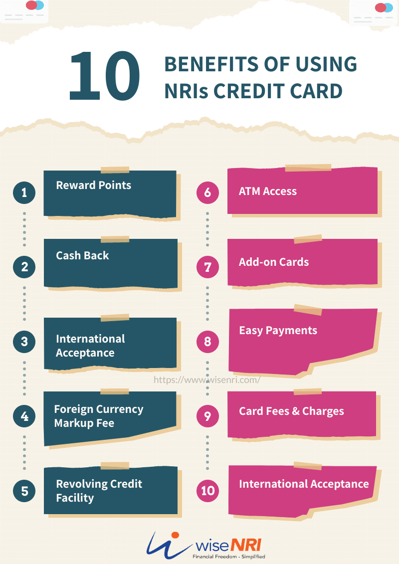 BENEFITS OF USING NRIs CREDIT CARD BENEFITS OF USING NRIs CREDIT CARD