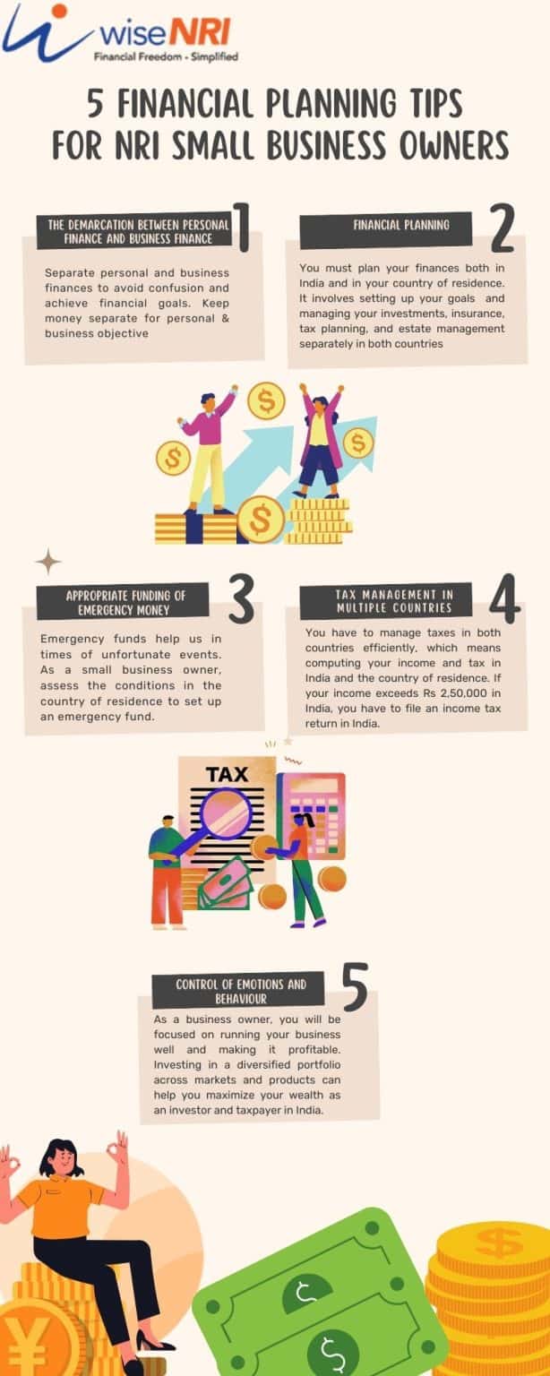 Five Financial Planning Tips for NRI Small Business Owners WiseNRI