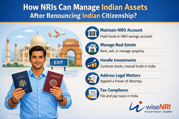How NRIs Can Manage Indian Assets After Renouncing Indian Citizenship